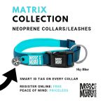 ΠΕΡΙΛΑΙΜΙΟ ΣΚΥΛΟΥ MAX & MOLLY MATRIX SKY BLUE MEDIUM - Image 2