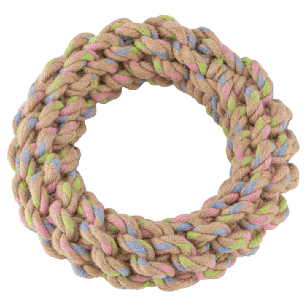 BHR-001_1_500x-1000x1000-1 Παιχνίδι Σκύλου BECO HEMP RING-LARGE - Image 1