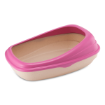 Beco Bamboo Cat Litter Tray-Pink
