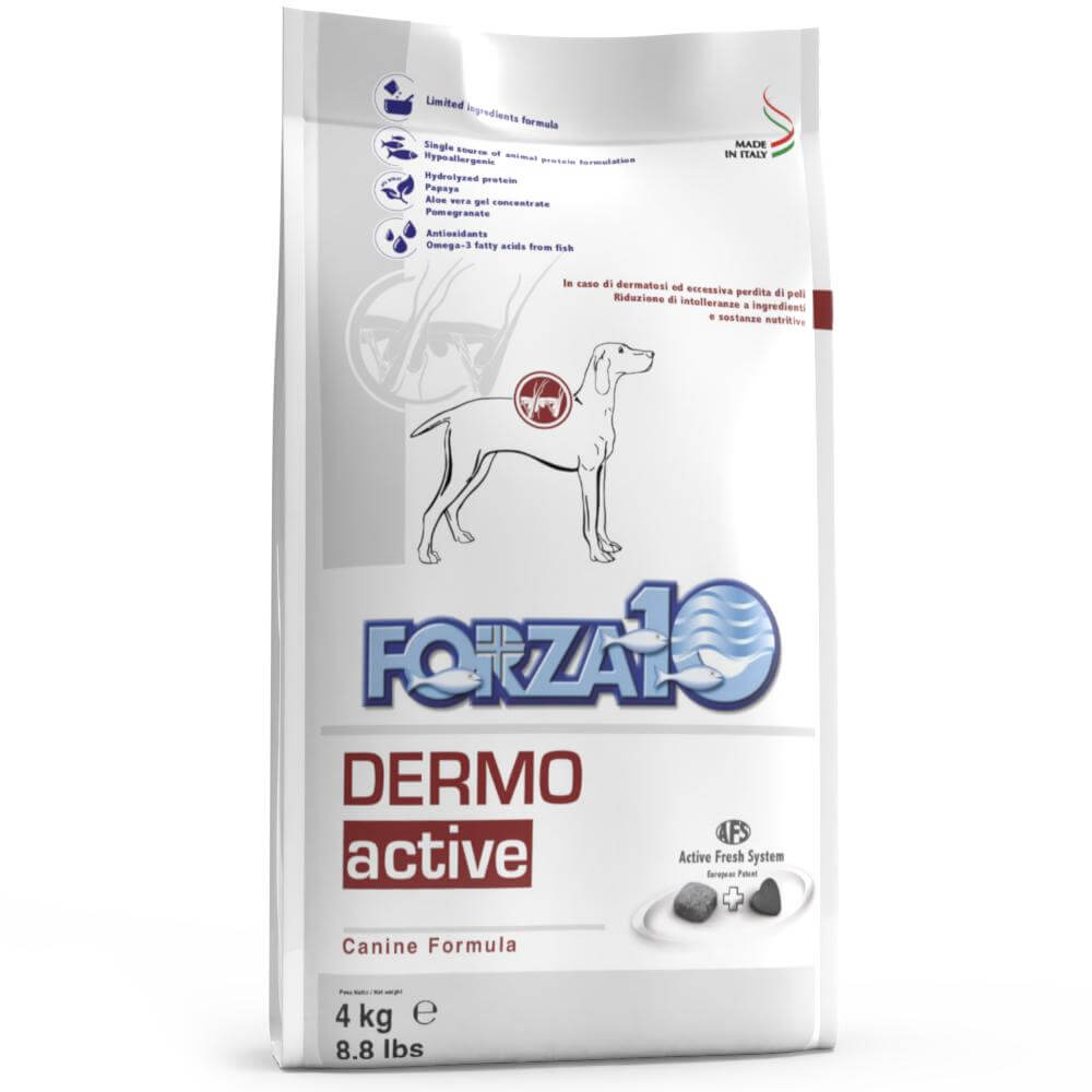 DERMO4 Forza10 Active Line Dermo Active Canine Formula- 4kg - Image 1