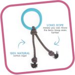 BECO NATURAL RUBBER HOOP ON ROPE BLUE LARGE - Image 7