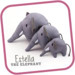 ESTRELLA THE ELEPHANT CUDDLY SOFT TOY - Large - Image 5