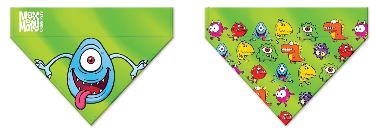 LittleMonsters BANDANA MAX & MOLLY LITLE MONSTERS XSMALL/SMALL - Image 1