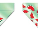BANDANA MAX & MOLLY WATERMELON -XSMALL/SMALL
