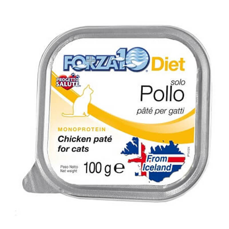 cat.diet_.pollo_ FORZA10 SOLO DIET PATE ΓΑΤΑΣ ΜΕ ΚΟΤΟΠΟΥΛΟ -100gr - Image 1