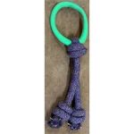 BECO NATURAL RUBBER HOOP ON ROPE BLUE LARGE - Image 8