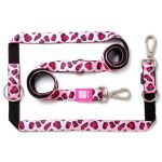 ΟΔΗΓΟΣ ΠΕΡΙΠΑΤΟΥ MULTI LEASH MAX & MOLLY PINK LEOPAR-Large