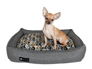 N R DOGS BASKET BEDS  GRAY/RETRO-Large ( 96 x 68cm.) - Image 2
