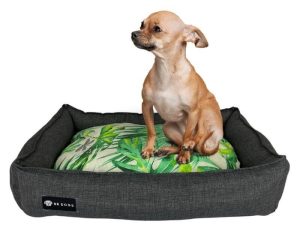 N R DOGS BASKET BEDS DARK GRAY/FLORAL-Large ( 96 x 68cm.) - Image 4