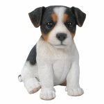 Real Life Jack Russell Tricolour Puppy 17cm - Image 2