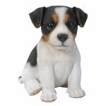 Real Life Jack Russell Tricolour Puppy 17cm