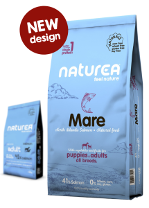 Naturea Salmon – Ξηρά Τροφή με Σολομό για Δέρμα & Τρίχωμα - 12kg