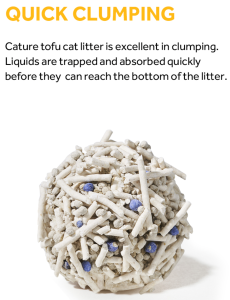 Cature Tofu Mix with Bentonite – Υπόστρωμα Γάτας 5.6kg - Image 5