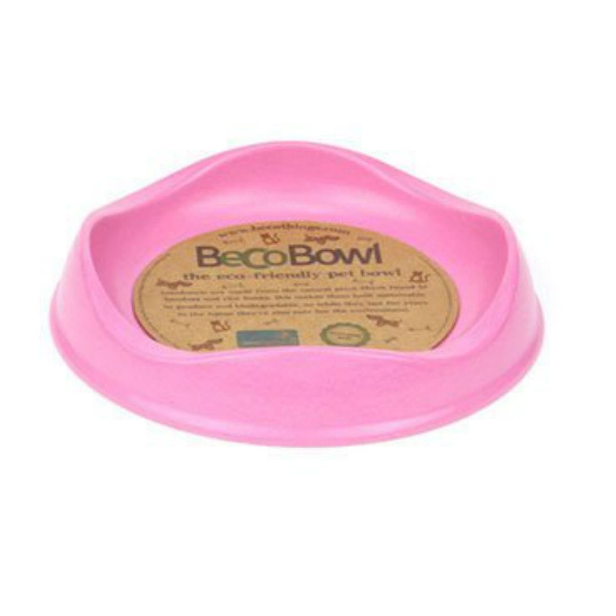 beco-bowl-cat Beco Μπoλ Φαγητού - Νερού Γάτας από Μπαμπού Pink 250ml - Image 1