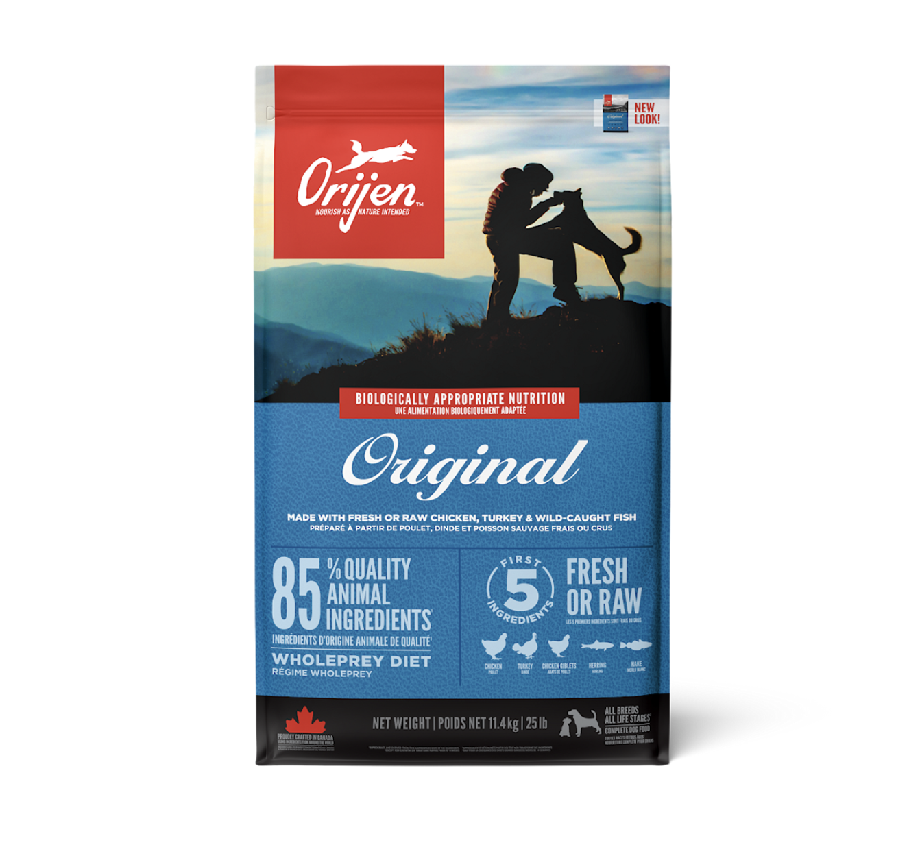 orijen original Orijen Original Dog – Grain Free Ξηρά Τροφή για Σκύλους 11,4kg - Image 1
