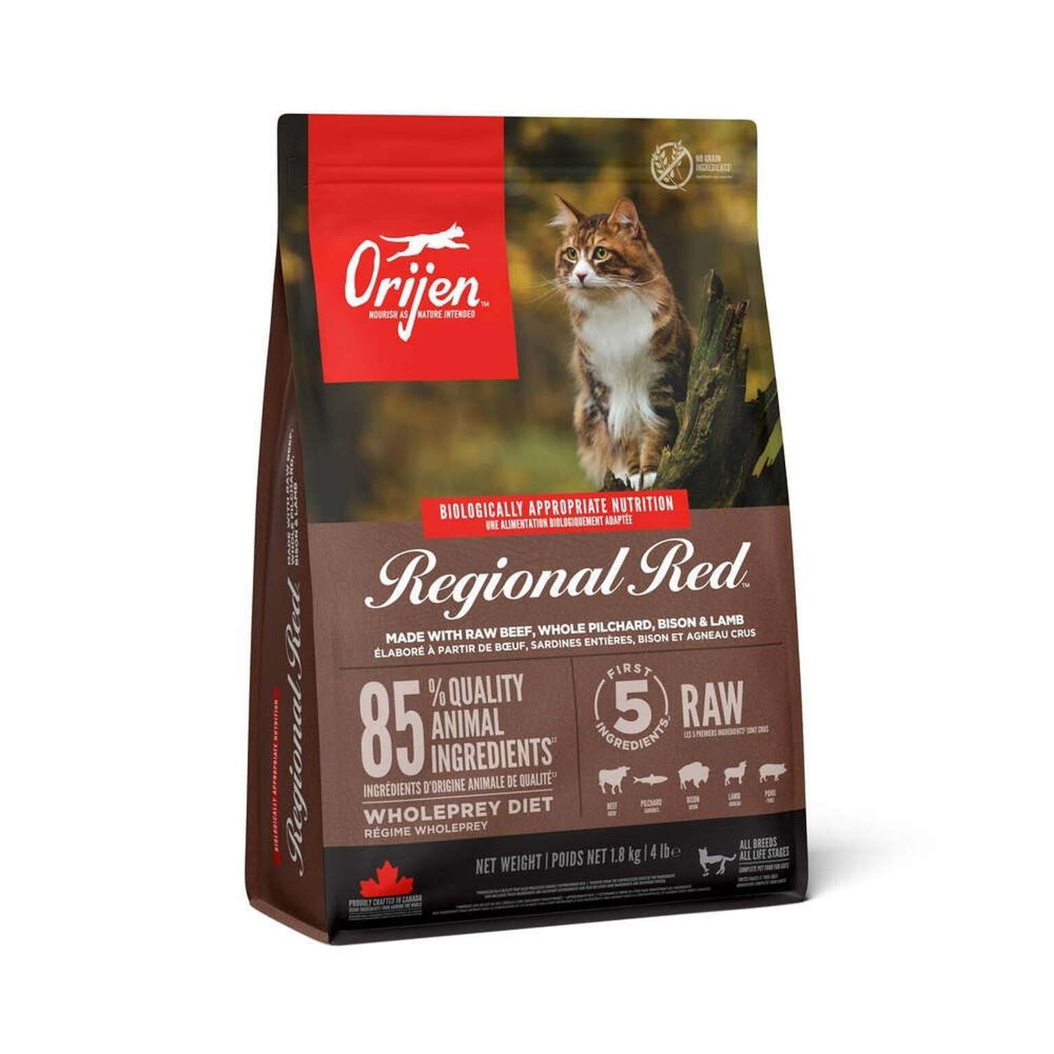 orijen-cat-regional-red Orijen Regional Red Cat – Ξηρά Τροφή Γάτας 1,8kg - Image 1